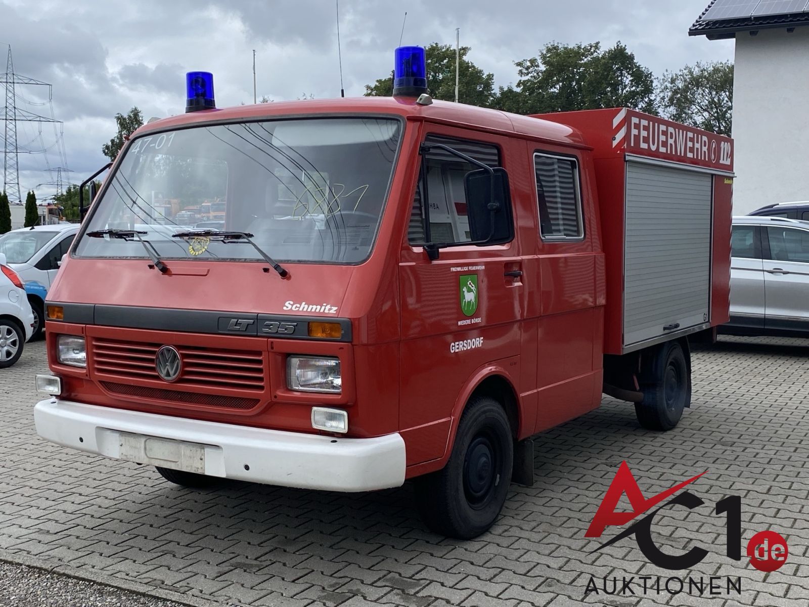 VW LT 35 So. KFZ Löschfahrzeug TSF 4x4 mit Tragkraftspritze FP 8/8 Aufbau Schmitz